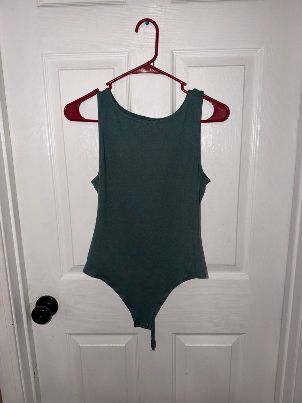 American Eagle Sleeveless One-Piece Bodysuit - Teal Green